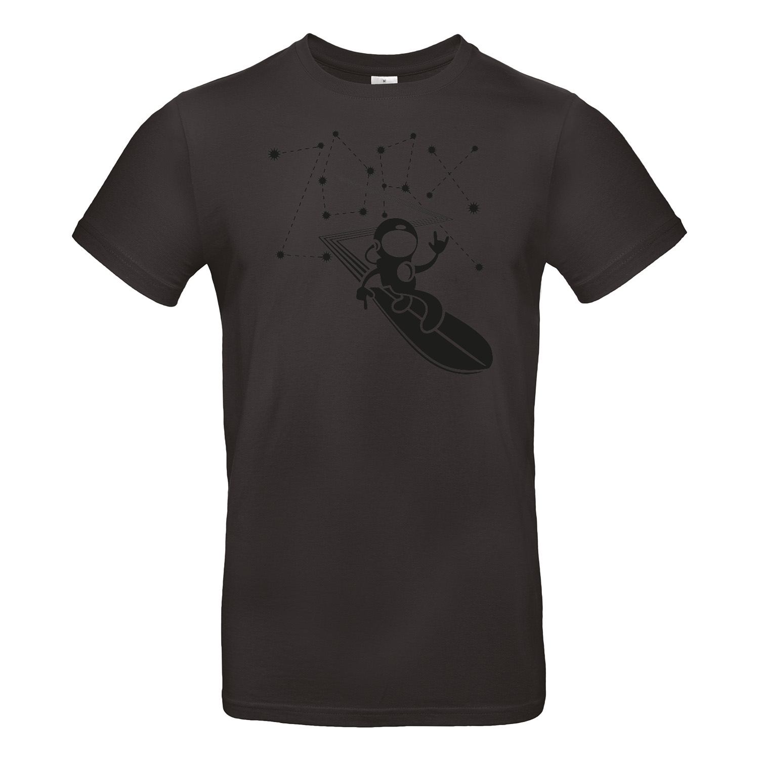T-Shirt »Surfer Black on Black«                   
